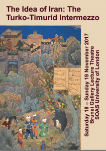 The Idea of Iran: The Timurids and the Turkmen Intermezzo