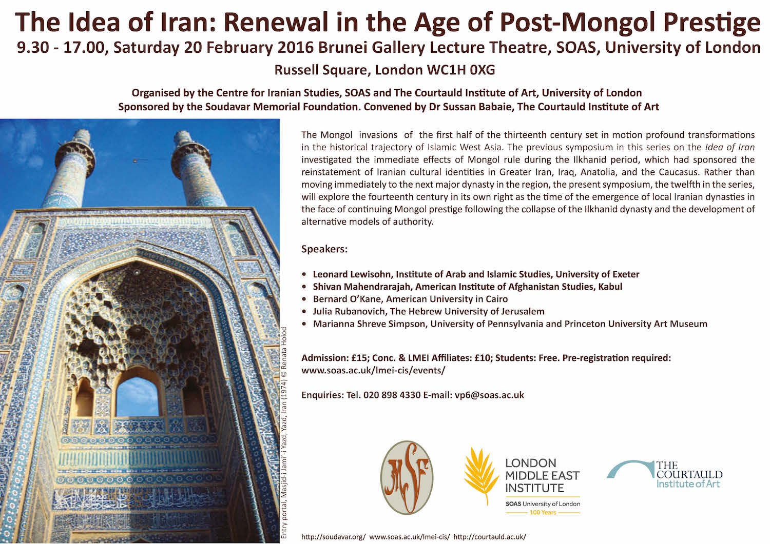 The Idea of Iran: Renewal in the Age of Post-Mongol Prestige
